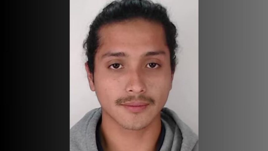 Fotografía y ficha del prófugo Tomás Antihuen Santi por triple homicidio en Cañete