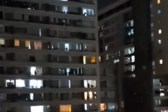 Cacerolazo en Santiago por fraude electoral en elecciones presidenciales de Venezuela