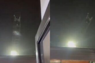 Antena de compañía telefónica colapsa sobre cuartel de Bomberos en Peñalolén