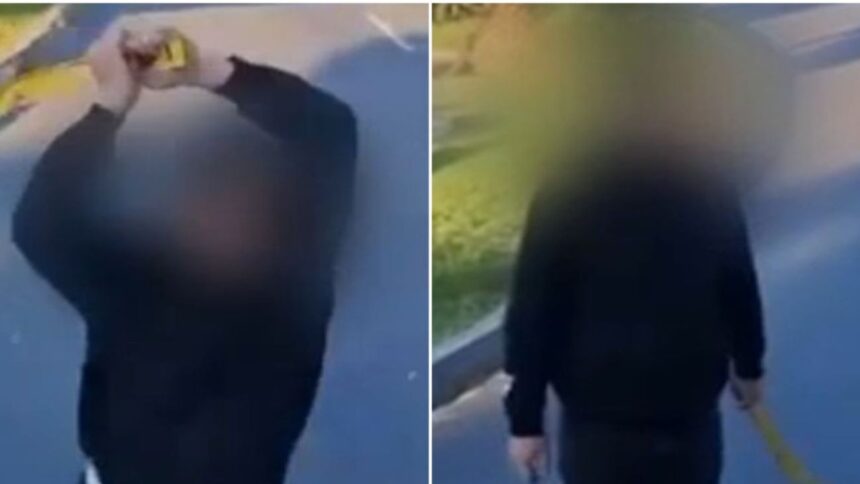 Conductor ataca a fierrazos a microbús en Viña del Mar: indignación por agresión al transporte público