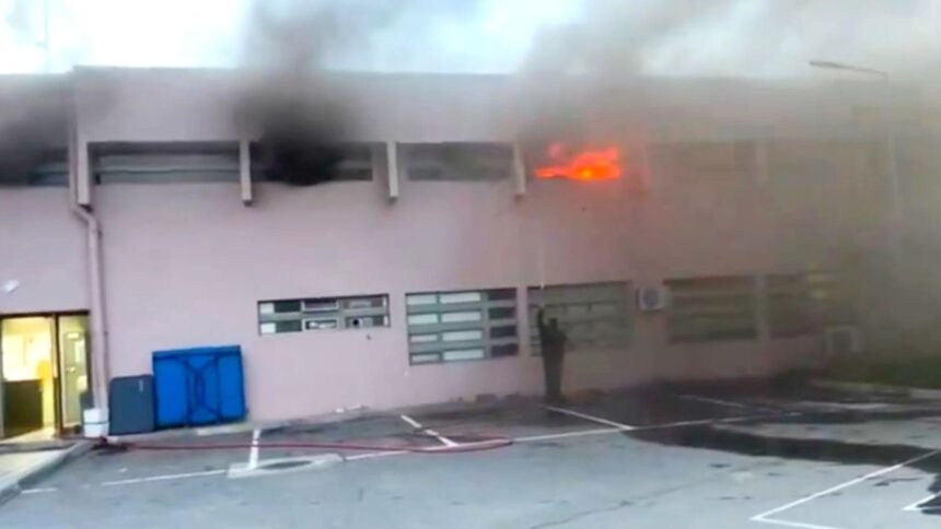 Incendio en centro de justicia juvenil cerca de Punta Peuco en Til Til, Región Metropolitana