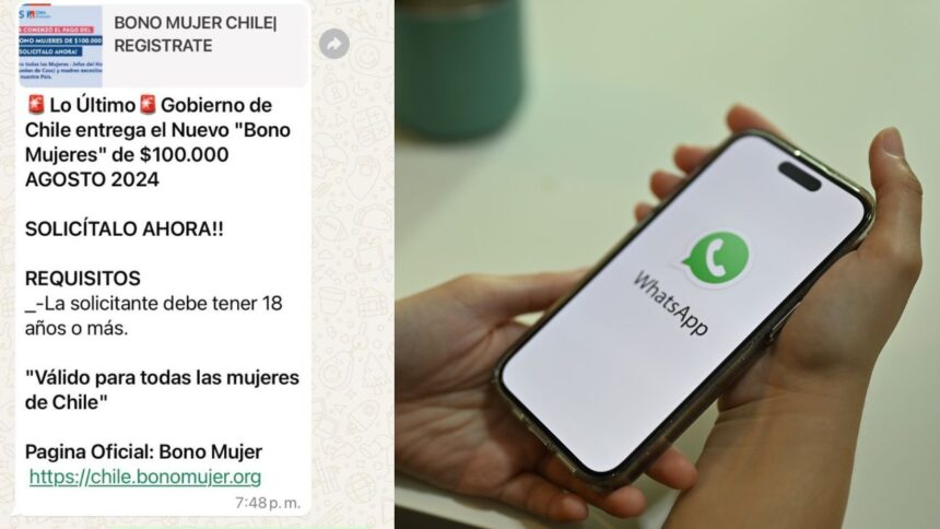 Alertan sobre estafa del Bono Mujer en Chile: Cuidado con los engaños