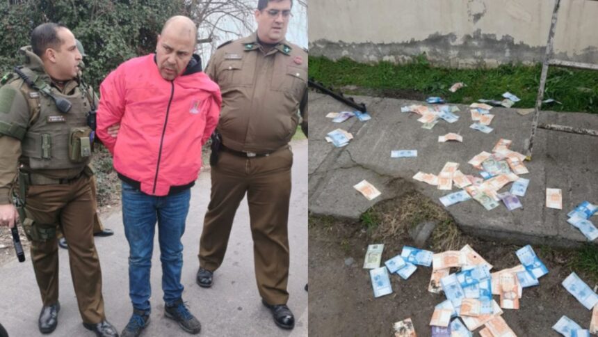 Detienen a guardia de Brinks por robo multimillonario en Rancagua