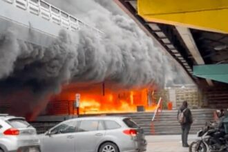 Incendio en estación Escuela Militar del Metro: Bomberos controlan siniestro