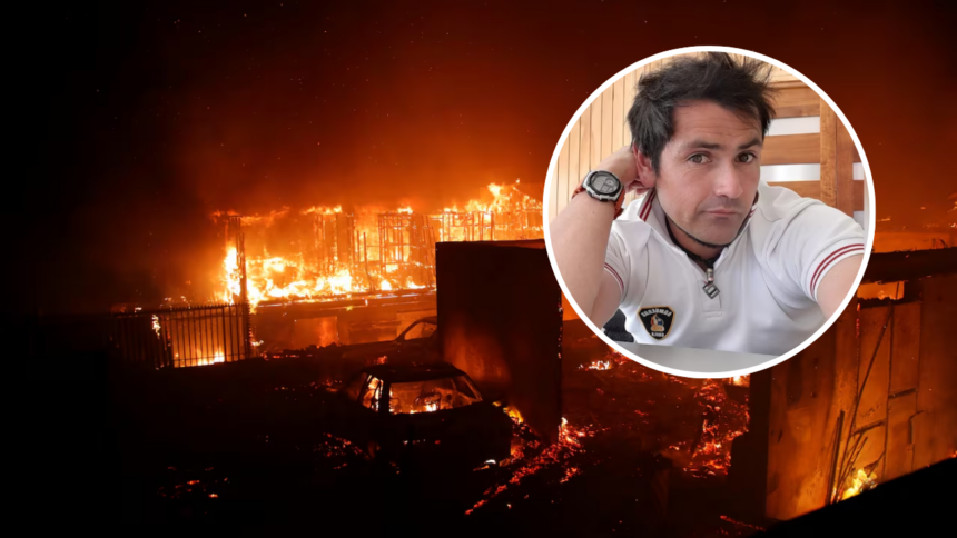 La prisión preventiva para el teniente de Bomberos acusado de incendio forestal en Valparaíso refuerza la investigación