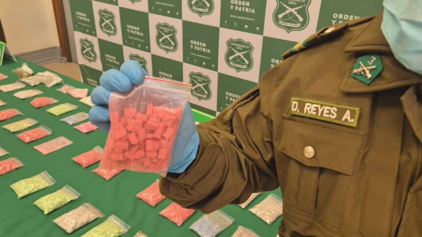 Incautación histórica de éxtasis en Antofagasta: detenidos y droga evitada