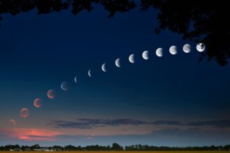 El eclipse lunar parcial será visible en Chile durante Fiestas Patrias