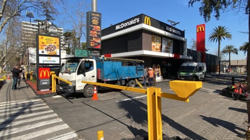 Accidente en local de McDonald's en Ñuñoa: trabajador sufre lesiones en incidente de seguridad
