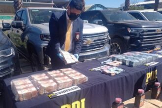 Banda de narcotráfico y lavado de activos en Ovalle: detenidos y liberados bajo fianza