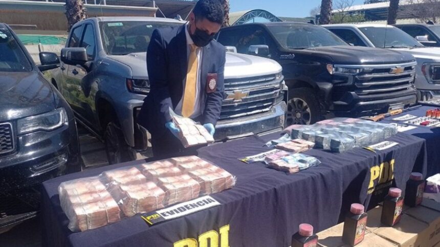 Banda de narcotráfico y lavado de activos en Ovalle: detenidos y liberados bajo fianza