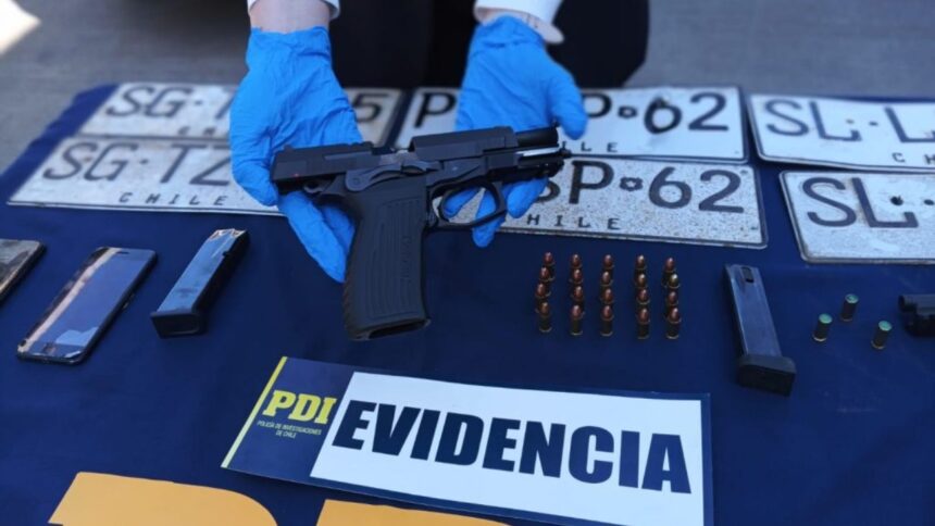 Arrestan en Ercilla a hombre con antecedentes por homicidio y tráfico de armas