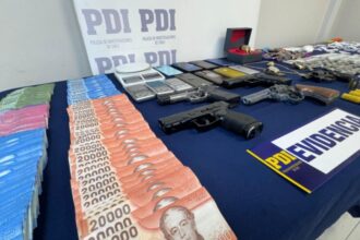 Exitoso operativo de la PDI desarticula banda de tráfico de drogas en Providencia