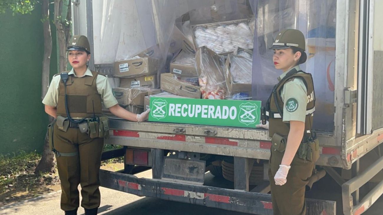 Detenidos por robar camión de Agrosuper en San Bernardo: $67 millones en cargamento