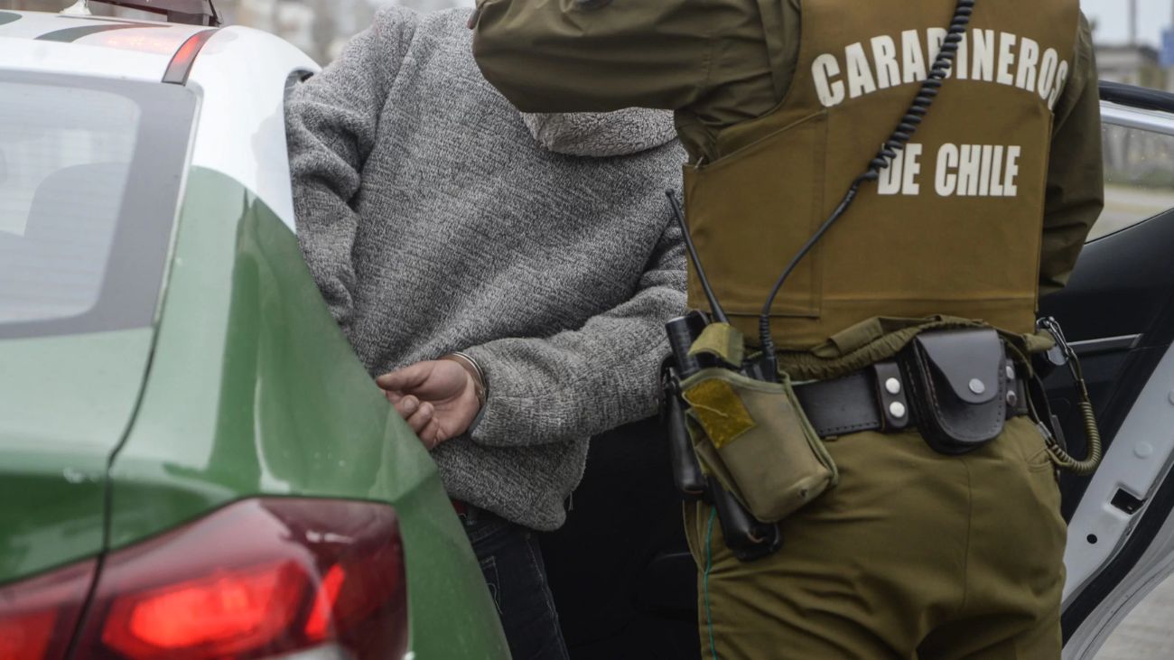 Carabineros detiene a delincuente tras ser mordido por perro guardián Carabineros detiene a delincuente tras ser mordido por perro guardián