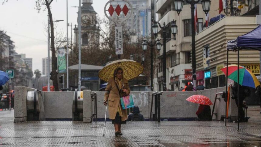 Pronóstico del tiempo: lluvias y vientos fuertes en Chile el 10 de octubre