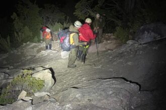 Rescate de excursionista tras caída en Altos de Lircay