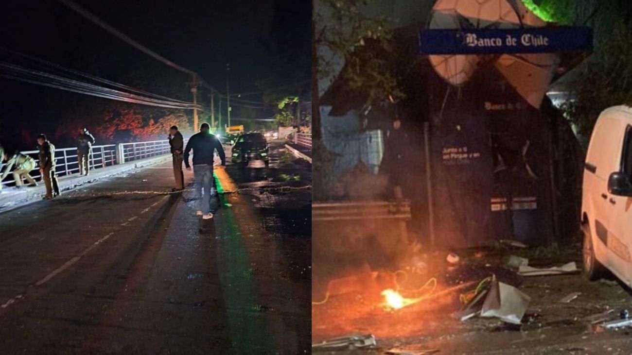Nuevo intento de robo a cajero automático en Pirque: detenidos y heridos Nuevo intento de robo a cajero automático en Pirque: detenidos y heridos