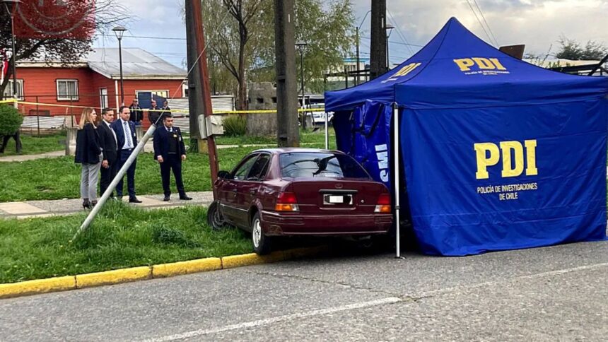 Joven conductor de 19 años muere baleado en Valdivia sin detenidos