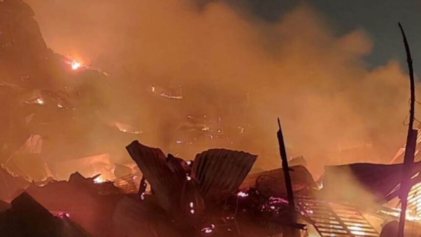 Incendio en Antofagasta deja 20 viviendas afectadas y heridas a madre e hija