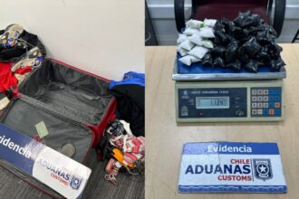 Hallan más de un kilo de éxtasis en Aeropuerto de Santiago