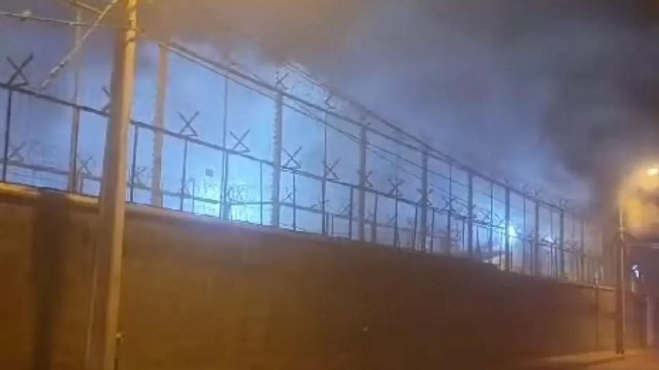 Incendio en cárcel de Ovalle deja ocho heridos: gendarme y reos Incendio en cárcel de Ovalle deja ocho heridos: gendarme y reos