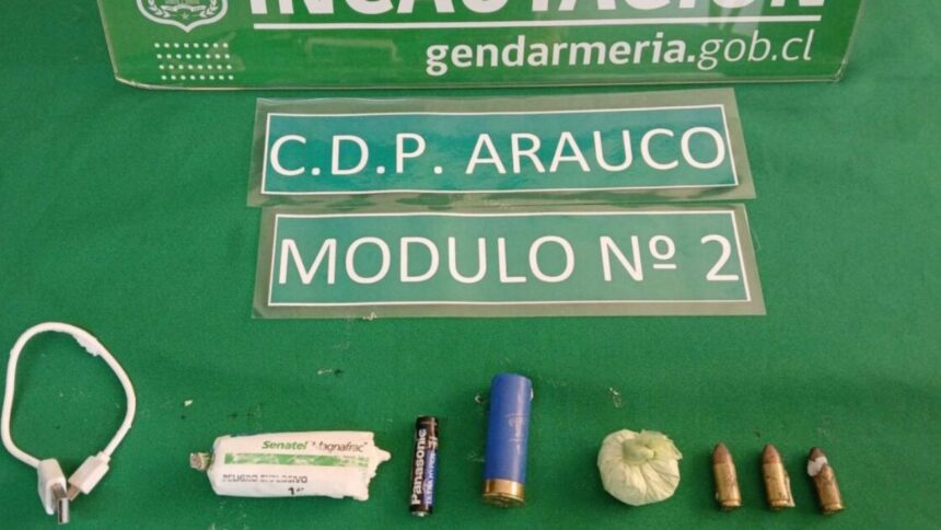 Operativo en Cárcel de Arauco Revela Incautaciones y Posible Explosivo