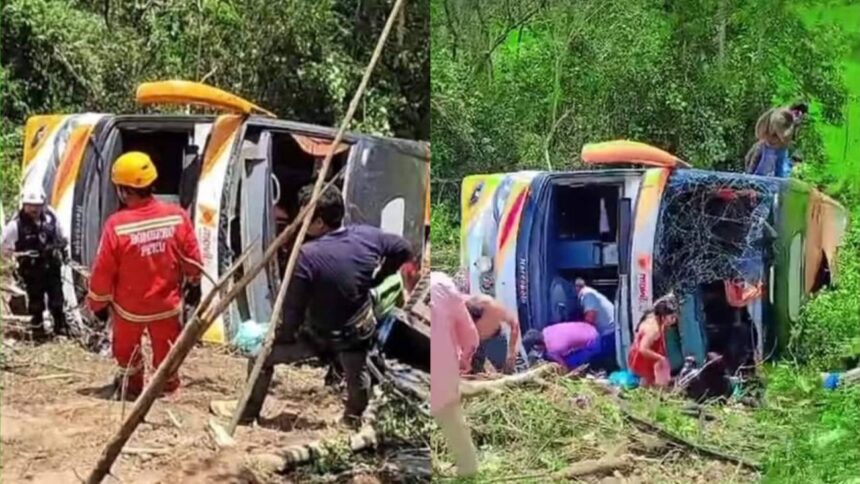 Tragedia en Perú: Autobús escolar cae al precipicio dejando 11 muertos