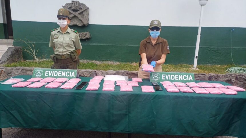 Colombianos detenidos por tráfico de drogas en Arica: Operativo exitoso