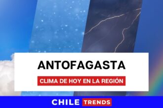 "Clima en Antofagasta hoy 6 de diciembre de 2024: Temperatura actual de 15.6°C y cielos nublados con 92% de nubosidad"
