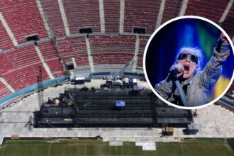 Trabajador muere al caer de altura en concierto de Iron Maiden