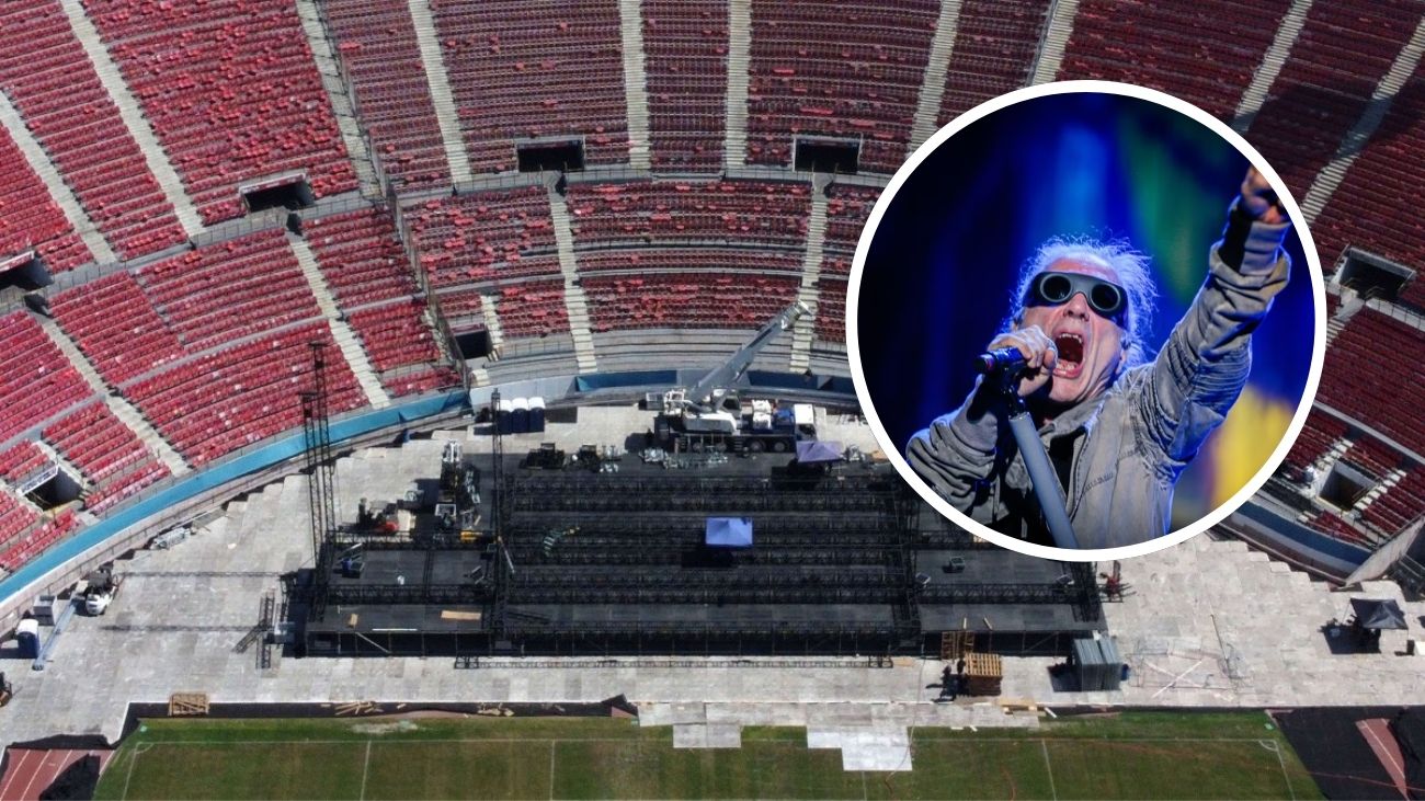 Trabajador muere al caer de altura en concierto de Iron Maiden