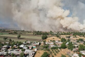 Alerta Roja en Tiltil: Incendio forestal activo amenaza viviendas localidades cercanas