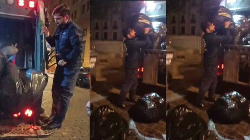 Presidente Gabriel Boric sorprende al colaborar con recolectores de basura