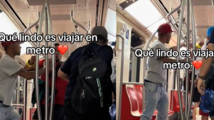 Viral video de Pelea en Metro de Santiago