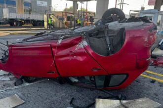 Accidente mortal en la Panamericana deja un joven fallecido y destrozos
