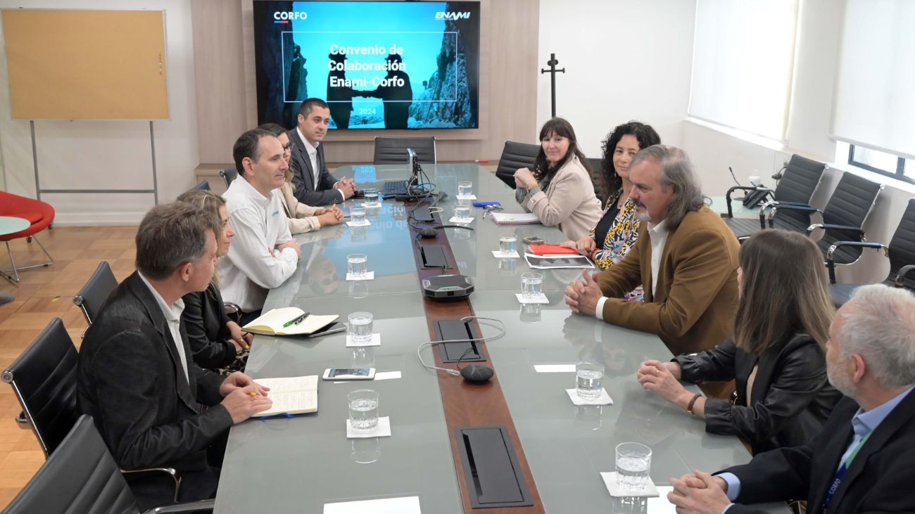 Corfo y Enami unen fuerzas para impulsar la minería sostenible Corfo y Enami unen fuerzas para impulsar la minería sostenible