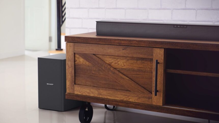 Regala cine en casa con la barra de sonido Sharp HT-SBW182 en oferta
