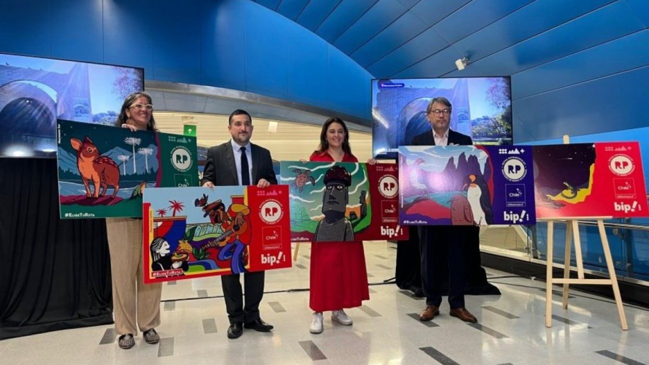 Lanzamiento de Tarjetas Bip! temáticas en metro de Santiago Lanzamiento de Tarjetas Bip! temáticas en metro de Santiago