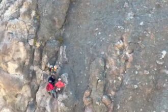 Rescate exitoso de escaladores atrapados en Placa Verde Cajón del Maipo