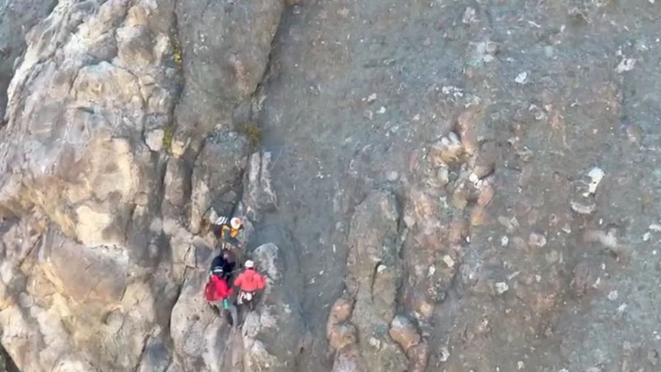 Rescate exitoso de escaladores atrapados en Placa Verde Cajón del Maipo