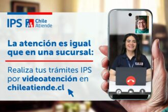 La atención es igual que en una sucursal: ¡Realiza tus trámites IPS por videoatención en www.chileatiende.cl!