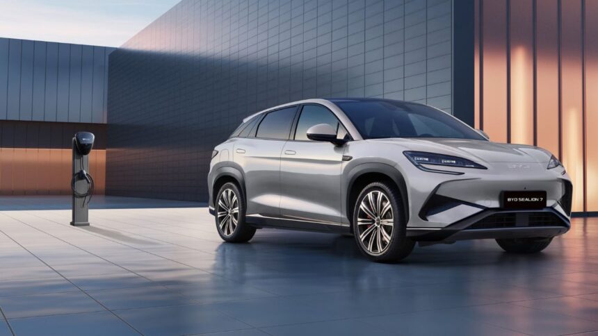 BYD Sealion 7: el nuevo SUV coupé eléctrico de alto rendimiento