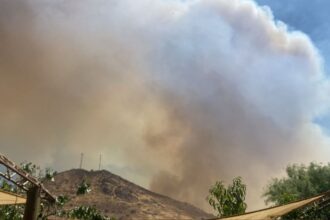 Declaran Alerta Amarilla en Chacabuco por incendio forestal y altas temperaturas