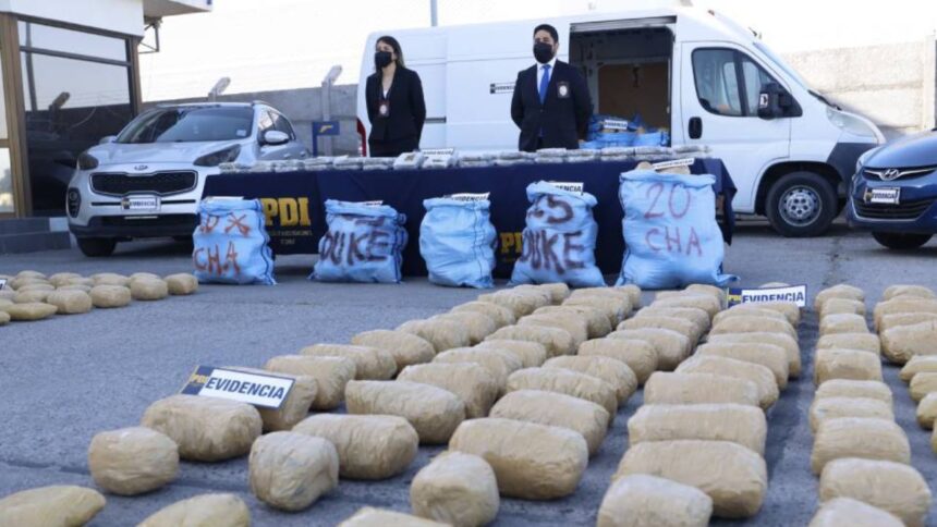 Decomiso récord de droga y captura de delincuentes en Metropolitana