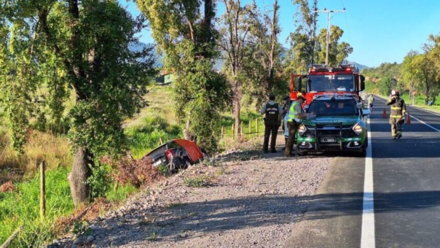 Trágico accidente en Rauco: pareja de jóvenes fallece tras impacto fatal