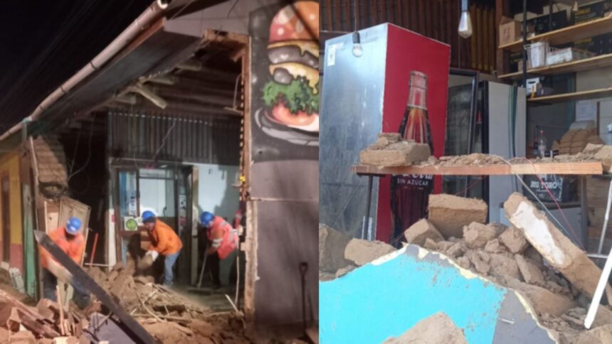 Pyme denuncia daños por derrumbe en Curacaví: busca indemnización y reparación