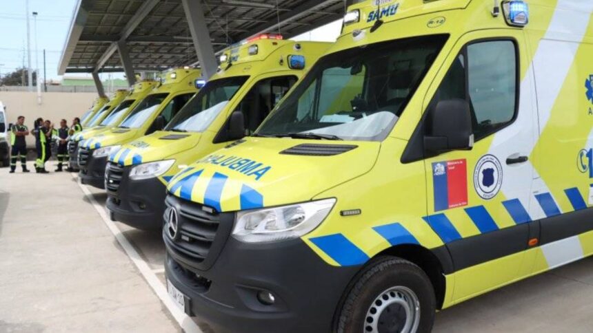 Entregan nuevas ambulancias a red SAMU de Osorno por Ministerio de Salud