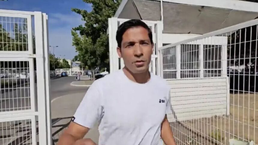 Visita de Matías Fernández a Jorge Valdivia en la cárcel