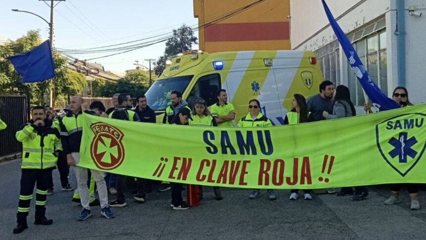 Dirigentes de la salud exigen mejoras ante paralización del personal del SAMU