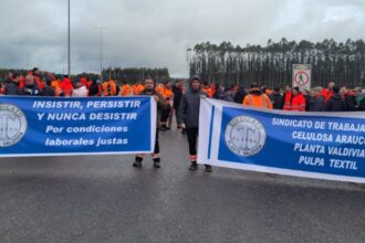 Continúa huelga en Planta Valdivia de Arauco tras fracaso de negociación